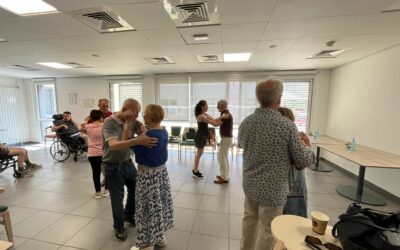 Animation tango thérapie au pôle Saint-Hélier