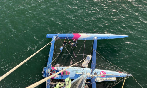 Vue grande voile